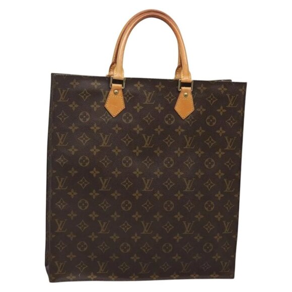 LOUIS VUITTON Monogram Sac Plat Hand Bag - Picture 1 of 16